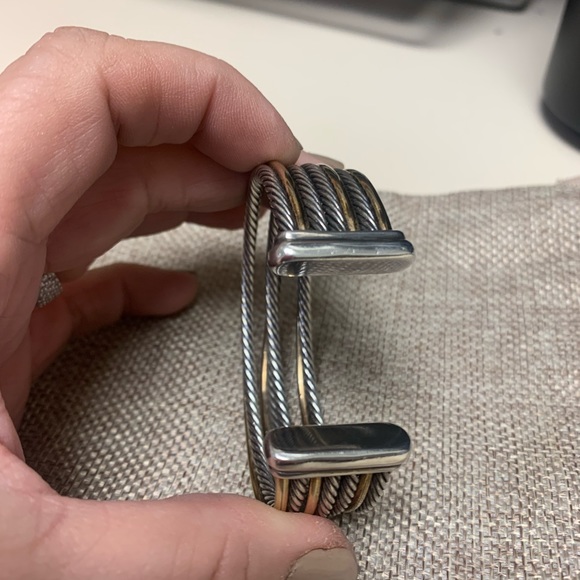 David Yurman 4 Row Crossover Bracelet - Picture 2 of 8